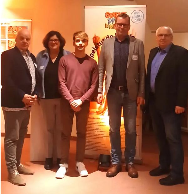 v.l. Richard Halberstadt, Jutta Malik, Andreas Bracht, Bernhard Sandbothe, Peter Wolfgarten